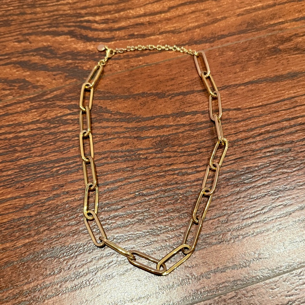 BaubleBar Paperclip Necklace